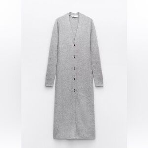 Zara Long Knit Cardigan